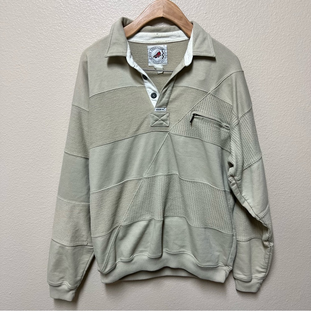 Vintage 90s Greenline International Collared Sweater Jumper Mens Medium